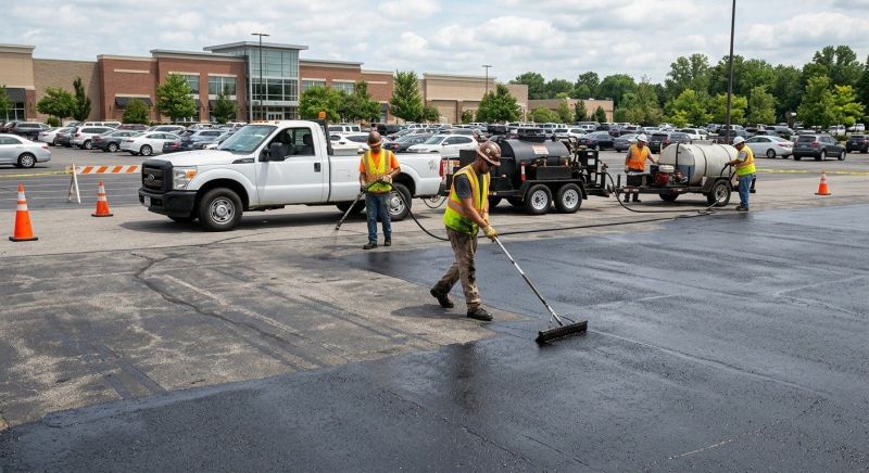 Asphalt Parking Lot Sealing in Tampa, FL