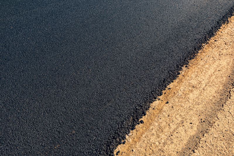 Sealed Asphalt Surface Close-up