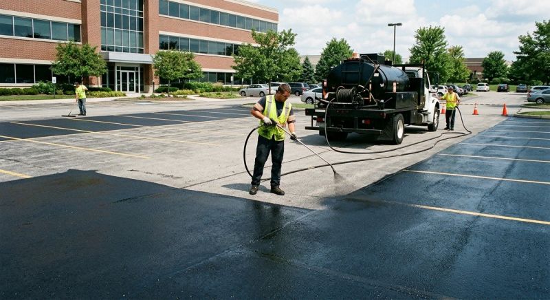Church Parking Lot Sealcoating in Miami Dade County, FL