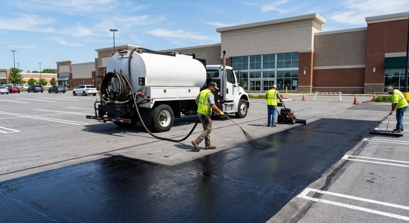 Commercial Asphalt Sealing in Grand Rapids, MI