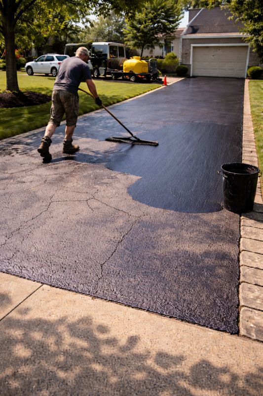 Residential Driveway Sealcoating in Columbus, OH
